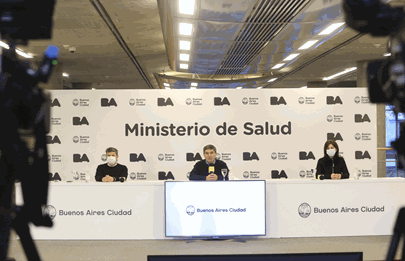 En la mañana de hoy el Ministerio de Salud porteño informó sobre situación sanitaria