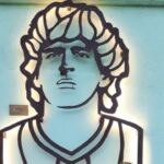 Club Villa Mitre: piden declarar de “Interés Cultural” el mural Diego Iluminado, de Alejandro Marmo
