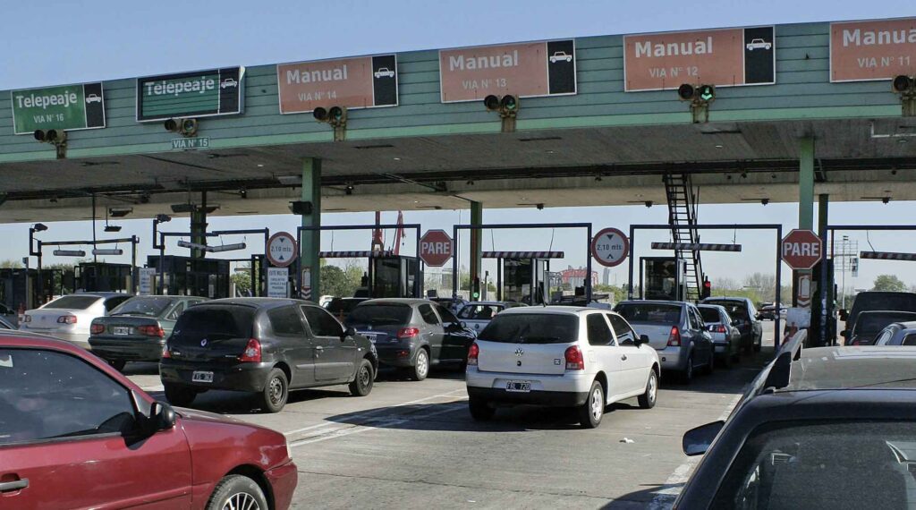 Los peajes de los corredores viales nacionales aumentan en torno al 10%
