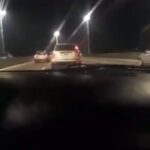 Video: jóvenes chocaron en la General Paz, frente a Parque Sarmiento, mientras se filmaban a gran velocidad