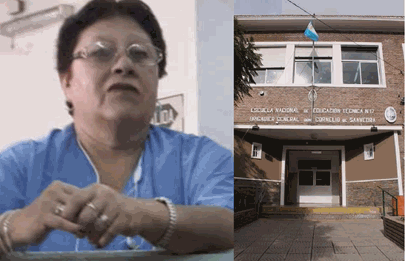 La comunidad educativa del colegio Saavedra despide a la auxiliar Silvia López