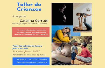 Taller de crianzas en la Comuna 7