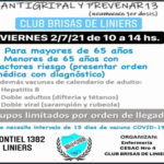 Jornada de vacunación en el club Brisas de Liniers