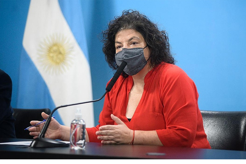 Vizzotti: “Por tercera semana, están disminuyendo los casos en forma sostenida y profundizada”