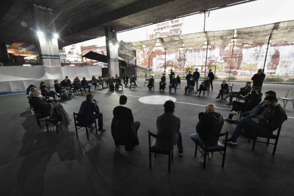 Programa Clubes en Obra: Lammens se reunió con FICBA