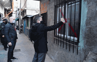 El nuevo ministro de Justicia y Seguridad en operativo en Villa Zavaleta