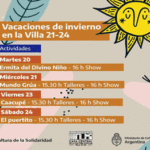 Barracas: Vacaciones de invierno en la villa 21-24