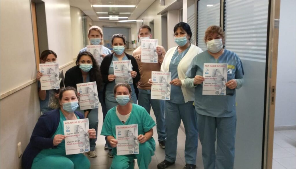 Sin acuerdo por la paritaria, rige un paro nacional de sanidad de cuatro horas por turno