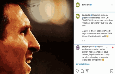 Propuesta: Sacachispas va por el pase del Lionel Messsi