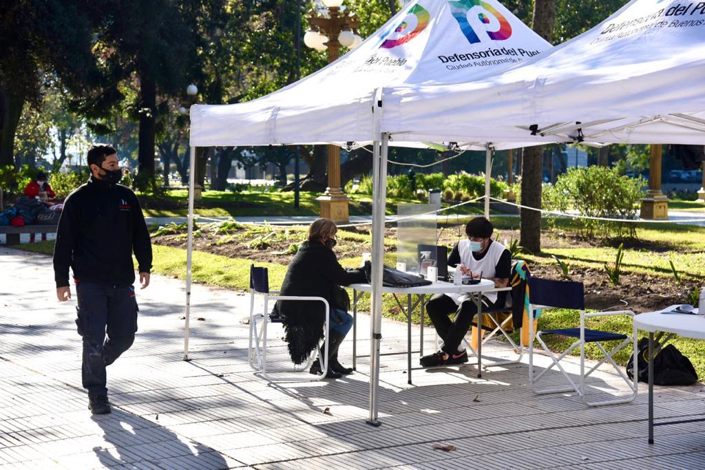 La Defensoría del Pueblo de la Ciudad asesorará vecinos en Parque Saavedra