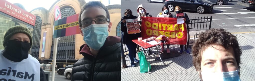 Partidos políticos iniciaron la campaña en la zona del Abasto y alrededores