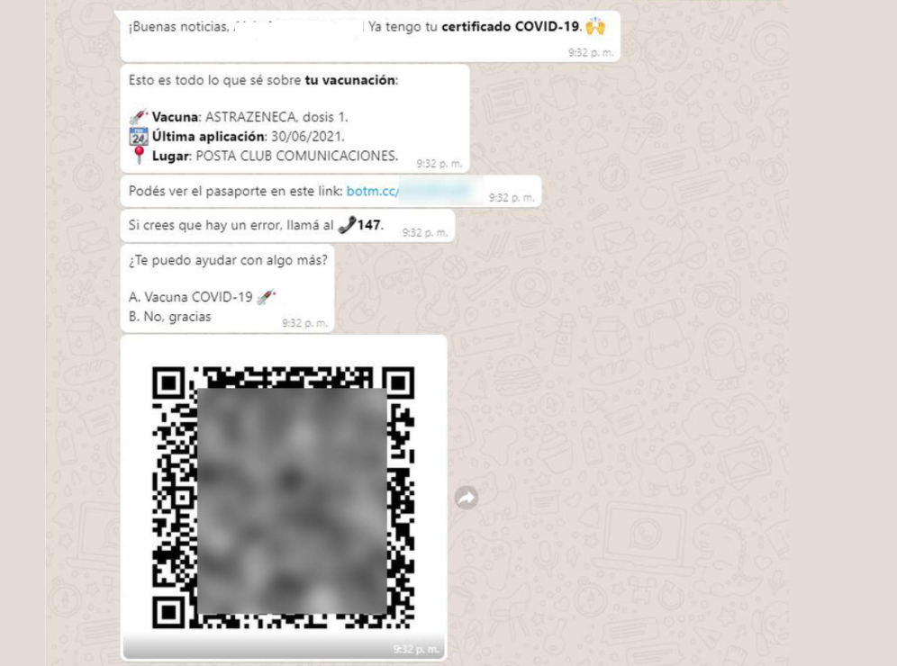 Certificado COVID en la Ciudad de Buenos Aires