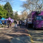 Instituciones del barrio se unieron para ofrecer servicios sanitarios en el Parque Saavedra