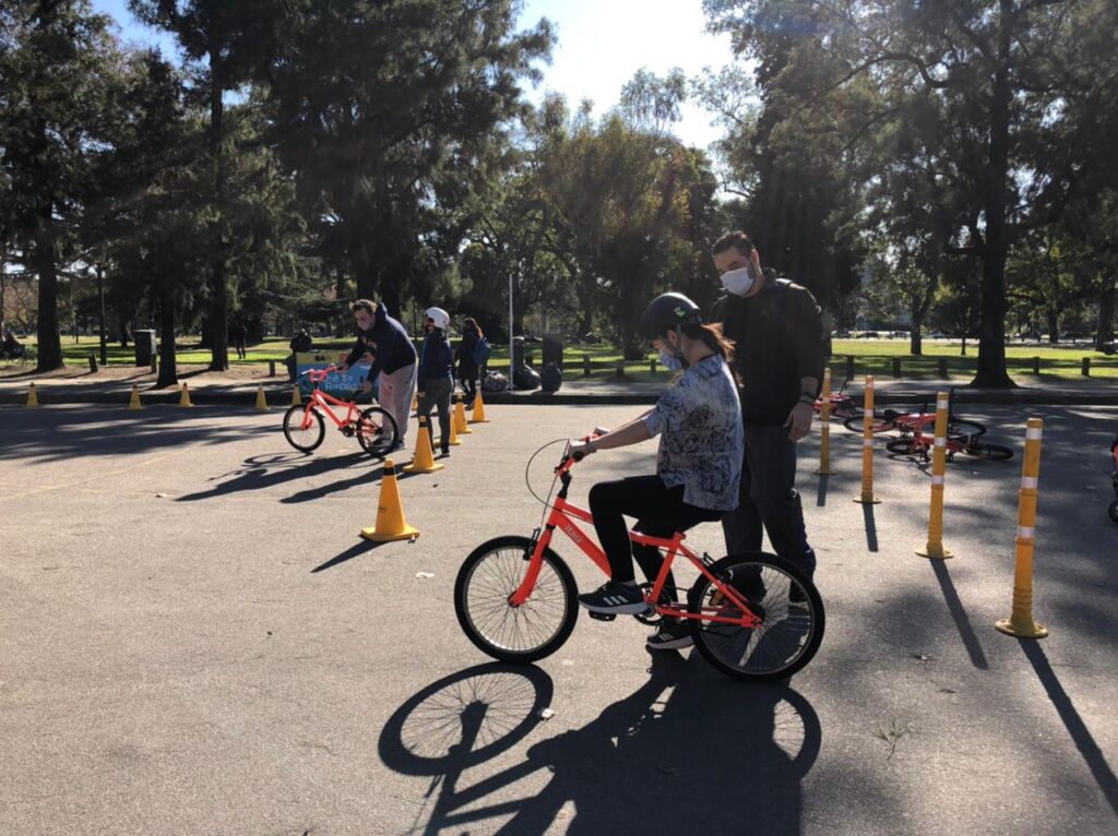 Parque Saavedra: la Ciudad organiza una actividad para dejar “rueditas” de las bicicletas
