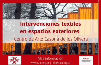 “Intervenciones Textiles en Espacios Exteriores” en la Casona de los Olivera