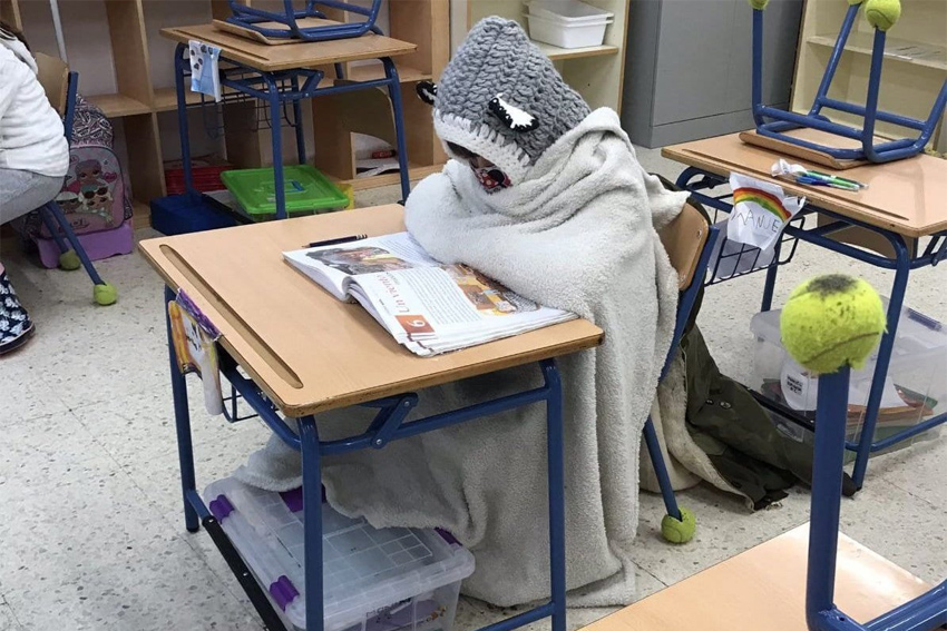 Más de 100 edificios escolares con problemas de calefacción en CABA