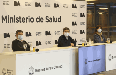 El ministro Quirós y su equipo volvieron al dar un informe sobre la situación sanitaria