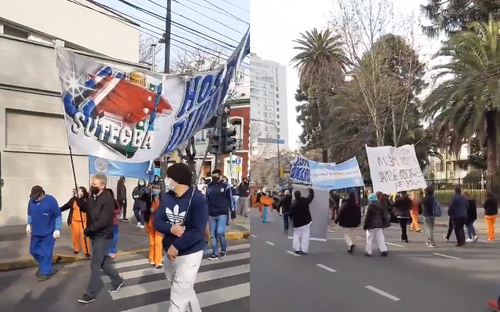 Trabajadores del Hospital Durand paran 24 horas por mejoras salariales