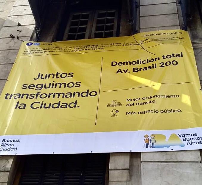 Avanza la demolición de la Escuela Taller del Casco Histórico para que el Metrobus llegue a La Boca