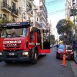 Incendio en un centro médico ubicado en Pasteur al 700