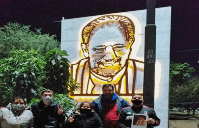 Homenaje al Padre Ricciardelli en su barrio