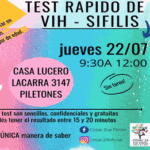 Posta de vacunación y testeos Vih/ sífilis en Los Piletones