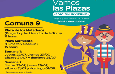 Vuelve “Vamos las Plazas” a la Comuna 9