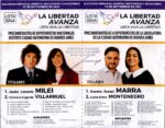 PASO 2021: te presentamos las boletas, candidatos y candidatas “La Libertad Avanza”