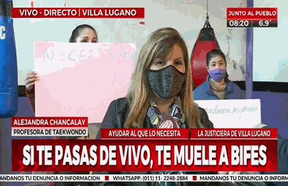 Alejandra Chancalay “La boxeadora justiciera”