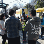 Plaza Salaberry: “Unidad de testeo móvil en la comuna 9”