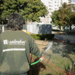 Obras de mejoras en los espacios verdes de la Comuna 7