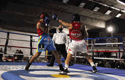 Festival de Boxeo en Bajo Flores