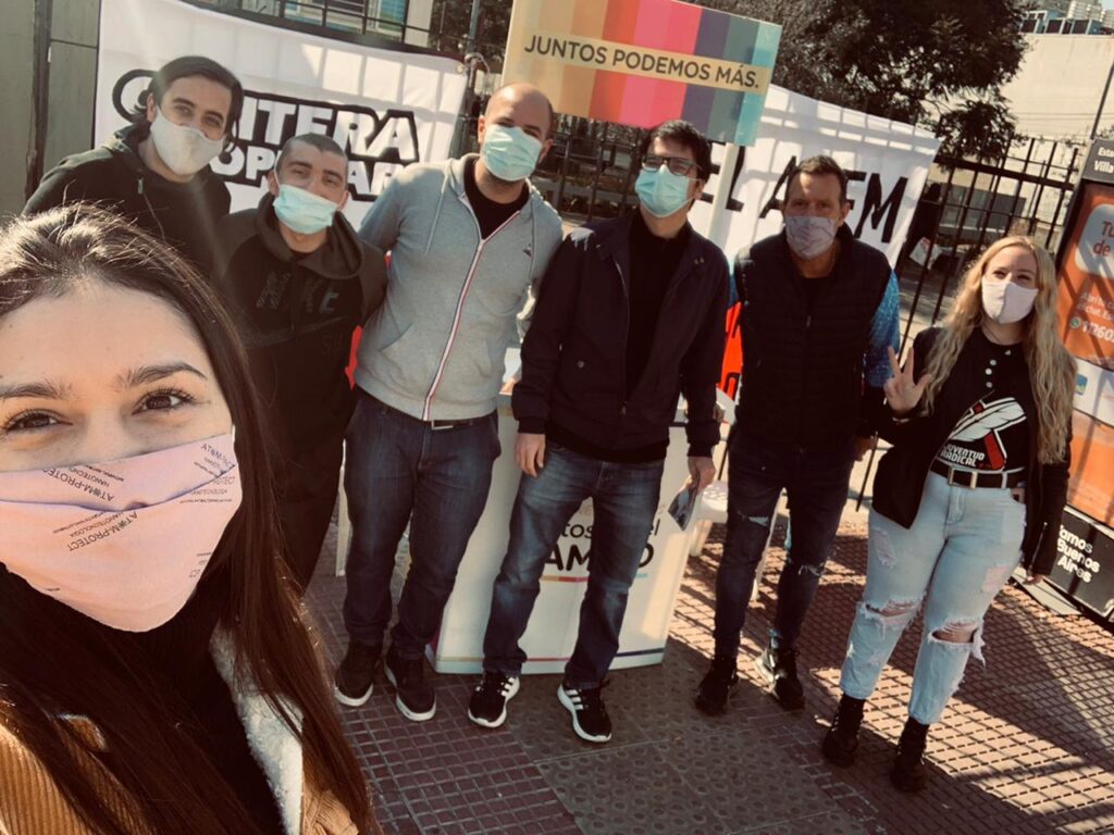 Darío Nieto, exsecretario de Mauricio Macri y precandidato de Juntos por el Cambio, visitó Villa Urquiza