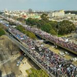 Caos en el centro: miles de piqueteros marcharon del Puente Pueyrredón al Ministerio de Desarrollo Social