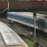 Protesta de trabajadores en los talleres ferroviarios de Liniers