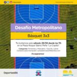 La Copita será sede de un torneo de básquet 3×3 organizado por la Federación Metropolitana