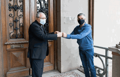 El ministro Zabaleta se reunió con curas en San Cayetano