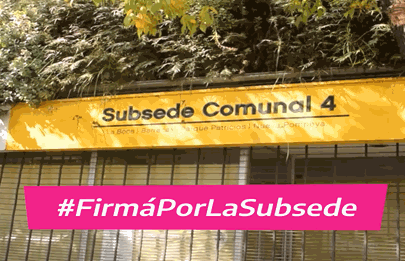Juntan firmas por la reapertura de la subsede Comunal 4