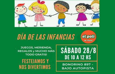 Día de las Infancias en el Poli de Flores
