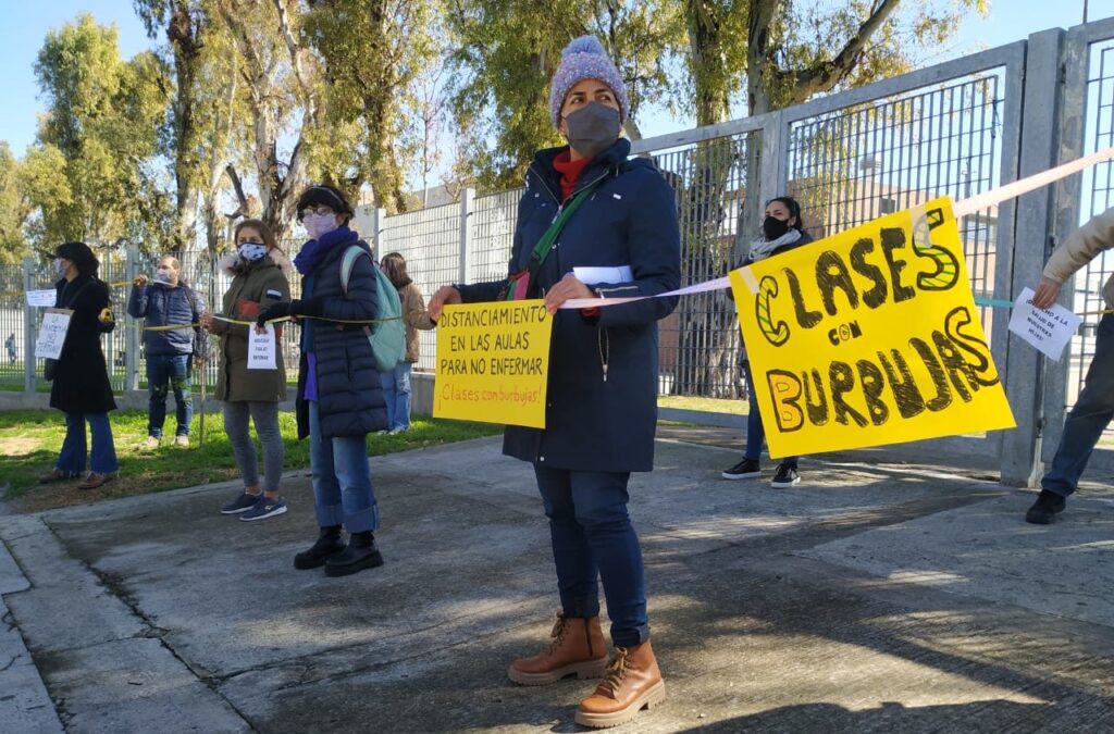 Centimetrazo en Saavedra: la comunidad del Esnaola rechazó “la presencialidad descuidada”
