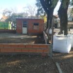 Empezó la obra para instalar una calesita en la Plaza Alberdi