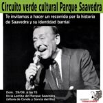 Parque Saavedra: la Red Cultural Goyeneche hará un recorrido por la historia del barrio con música y poesía