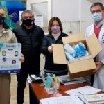 Covid-19: ACIPA y Fecoba visitaron el Hospital Tornú para donación de materiales