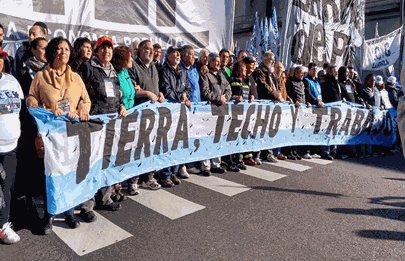 Se viene la marcha por Tierra, Techo, Trabajo y el Salario Universal