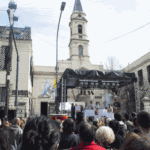 Celebración en el santuario y marcha de los Cayetanos de Liniers a Plaza de Mayo