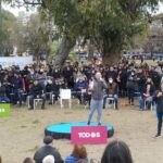 En Parque Saavedra, Leandro Santoro llamó a votar por una “mayoría popular” en la Ciudad