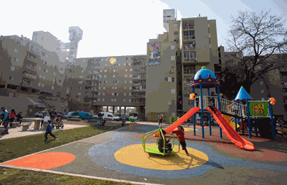 Renovación de más de 600 m2 de espacio público en Soldati