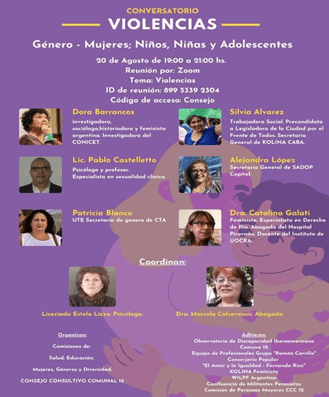 Dora Barrancos disertará sobre violencia de género en una charla virtual de vecinos de la Comuna 12