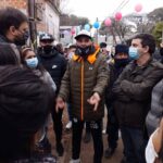 Leandro Santoro visitó el barrio de Saavedra y diálogo con vecinos del Barrio Mitre