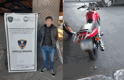 Motoquero con licencia falsa por las calles de Mataderos